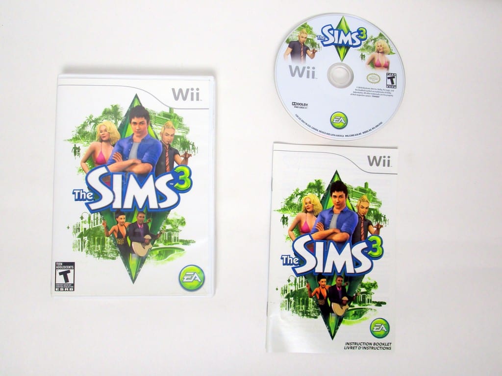 wii manual for sims 3